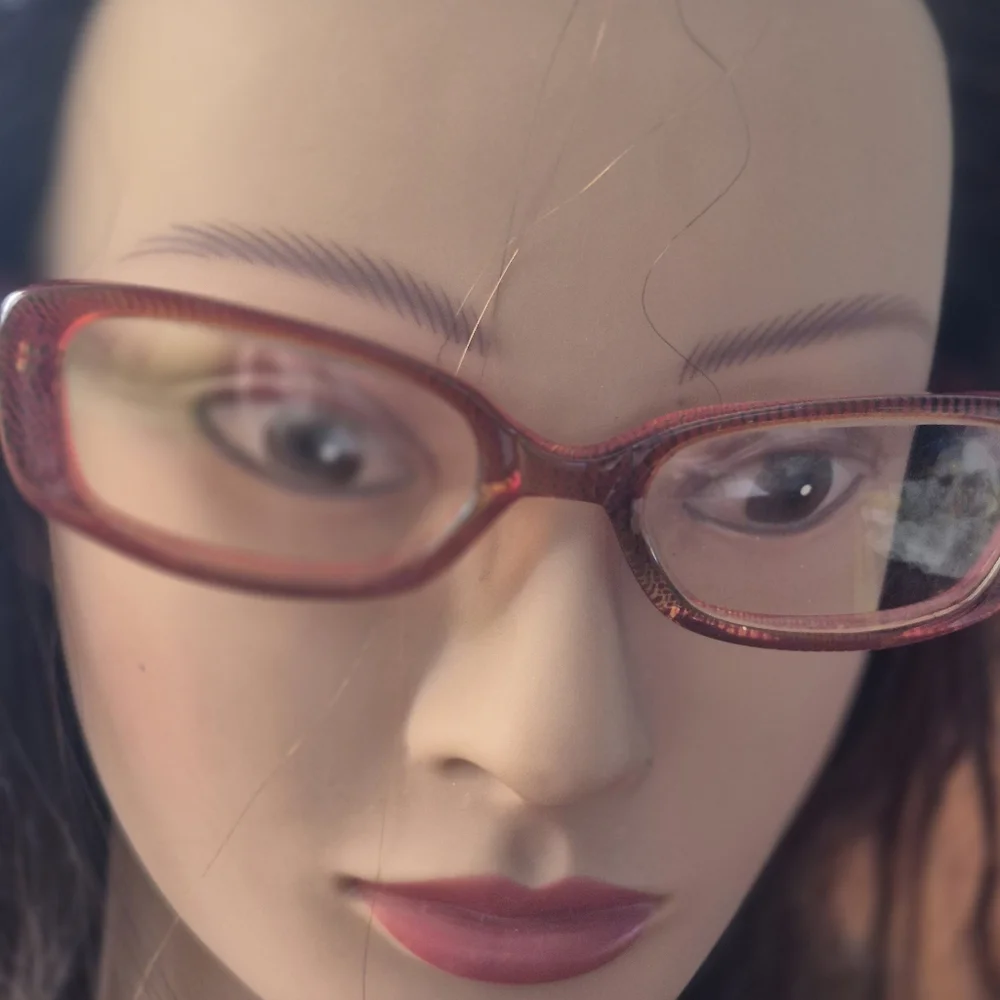 Y2k Orange Red Eyeglasse Frames
